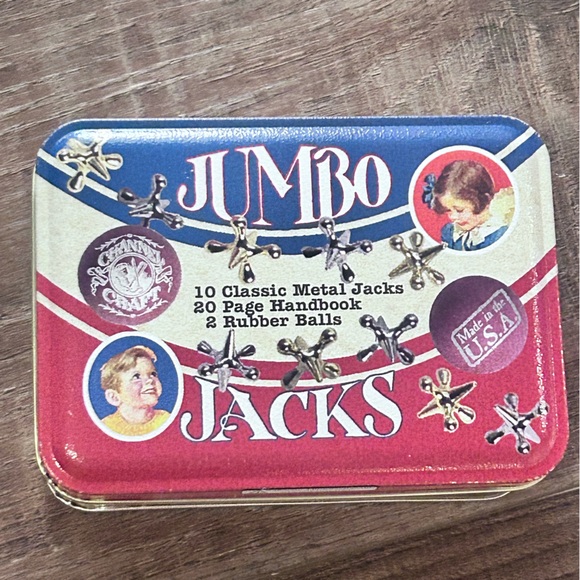Vintage 2000 Channel Craft Jumbo Jacks Classic Game Pre-owned Unused - Picture 1 of 3